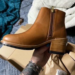 Portland Leather boots. Size 8.5. Never worn